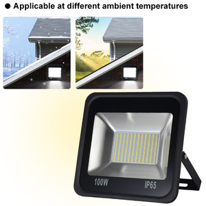 IP65 Waterproof 120 Beam Angle 3000K-6500K <strong>Color</strong> Temp 3-Year Warranty 100W/400W CRI 80 Aluminum Outdoor LED <strong>Floodlight</strong> for - Product Image 4