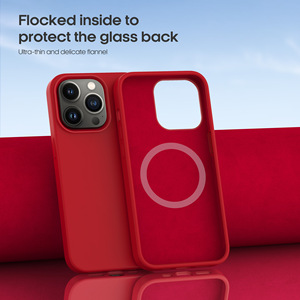 <span class=keywords><strong>Precio</strong></span> de fábrica al por mayor funda de teléfono magnética de silicona líquida para <span class=keywords><strong>iPhone</strong></span> 17 16 <span class=keywords><strong>Pro</strong></span> <span class=keywords><strong>Max</strong></span> 15 14 <span class=keywords><strong>13</strong></span> 12 funda de teléfono a prueba de golpes - Product Image 2