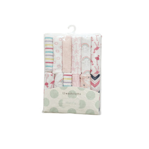 Toalla Cuadrada para Bebés y Niños Pequeños, Toalla de Saliva Súper Suave, 12 Piezas, un Paquete de Varias Formas de Flores Combinadas al Azar - Product Image 5