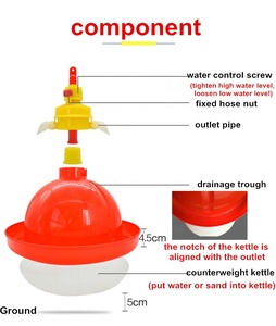 Abreuoires en plexiglas de poulet, vente en gros, à bas prix, fabriqué en chine - Product Image 4