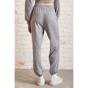 Ensemble de survêtement décontracté gris pour femme, coupe ample, respirant, pantalon de jogging - Product Image 1