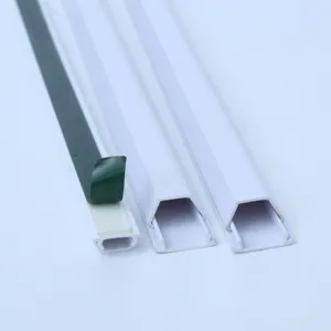 Fabricantes de tubos elétricos pvc fiação dutos tubos conduit pvc tubulação elétrica 20x15mm 25x16mm 20x10mm 50x25mm