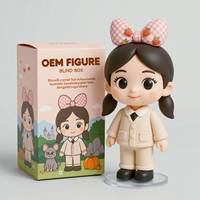 艺术玩具 PVC 乙烯基盲盒可动人偶奇幻办公室玩偶小摆件神秘盒子雕像定制品牌 7-12 岁男女通用