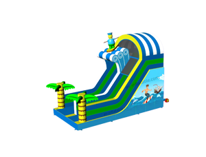 Toboggan gonflable pour enfants sur le thème des animaux de <span class=keywords><strong>la</strong></span> <span class=keywords><strong>jungle</strong></span> pour parc d'attractions - Product Image 3