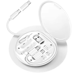 2026 Data <b>Cable</b> Storage 6-in-1 Round Portable Multifunction <b>Type</b>-<b>C</b> <b>USB</b> Data <b>Cable</b> Storage Kit for Fast Charging - Product Image 6