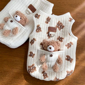 Veste en coton pour animaux de compagnie pour chats, petits chiens, ours en peluche, poméranes, vêtements d'automne et d'hiver, vêtements pour chiens de haute qualité - Product Image 4