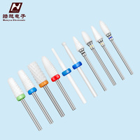 HOWYEA Ensemble de 72 embouts de perceuse à ongles professionnels 3/32 Embouts de perceuse à ongles en céramique diamantée pour manucure pédicure salon