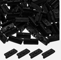Clips de fixation pour terrasse en WPC - Fixations en plastique faciles à installer pour les planches de terrasse composites, accessoires de revêtement de sol extérieur durables