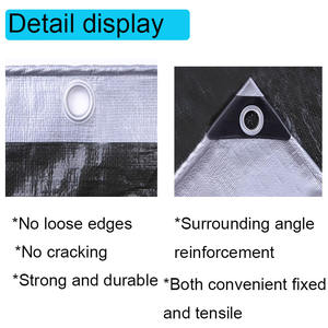 Voile d'ombrage imperméable de tissu imperméable de bâche de PE personnalisable pour les filets extérieurs de voiles d'ombrage d'auvent de <span class=keywords><strong>camion</strong></span> de hangar de plante de jardin - Product Image 4