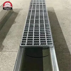 Galvanized Heavy Duty Steel Grating For Sump Trench Drainage With Class D