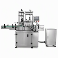 Machine de capsulage sous vide entièrement automatique pour bocaux en verre, contrôle PLC, compatible avec plusieurs types de bouchons