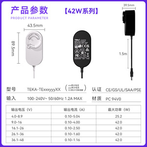 Riddle 12V 2.5A 3A 24V 1.5A Interchangeable Adapter For <b>Laptops</b> Monitors <b>Small</b> Appliances Audio Video Use - Product Image 4