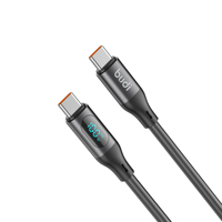 Cable de Datos USB4 Tipo C Budi, Cable de Carga Rápida PD100W, Transferencia de Datos USB-C 8K60Hz 40Gbps, 100W 5A 20Gbps 4K60Hz, Cable para Teléfono
