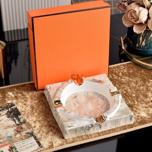 Luxury-modern European Style Ceramic Ashtray Set for Home Living Room <b>Study</b> Lobby Coffee <b>Table</b> Decoration - Product Image 3