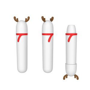 Anneau intime en silicone en forme de renne festif et mignon, à thème de Noël, pour le plaisir intime des couples pendant les fêtes - Product Image 2