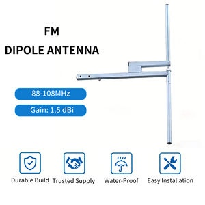 <span class=keywords><strong>Antenne</strong></span> dipolaire <span class=keywords><strong>FM</strong></span> haute puissance, <span class=keywords><strong>antenne</strong></span> de base <span class=keywords><strong>FM</strong></span> extérieure 87-108 MHz pour la radiodiffusion longue portée - Product Image 2
