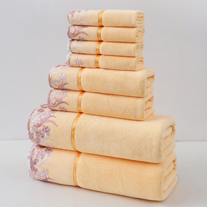 All'ingrosso asciugamano da bagno in microfibra ad asciugatura rapida e compresso <span class=keywords><strong>con</strong></span> novità in <span class=keywords><strong>pizzo</strong></span> per uso domestico - Product Image 2