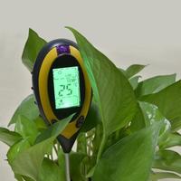 TONY ST-02 4 in 1 Portable OEM PH Temperature Survey Instrument Moisture Meter Soil ABS Material 0.1% Resolution