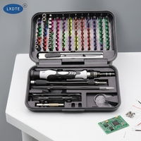 Ensemble de tournevis de précision LXDTE Premium 132-en-1, kit de réparation de téléphone multifonctionnel en acier CRV avec boîte de rangement