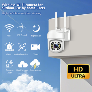 Cámara de Seguridad Exterior WiFi 2K 3MP, PTZ 360 °   Cámara de Vigilancia Doméstica con Detección Humana por IA - Product Image 3