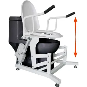 เก้าอี้ไฟฟ้า Commode ขับเคลื่อนยกระดับยกที่นั่งห้องน้ำอัตโนมัติ