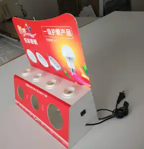 便宜的定制显示测试套件，用于LED/氙气/卤素灯泡便携式LED演示盒自动照明测试仪。