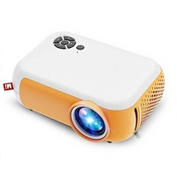 Mini Proyector Portátil para Teléfono Móvil de 1080p, para Exteriores, Hogar, Centro Comercial, Regalo Infantil, Caja Sorpresa HD CRT
