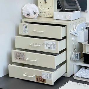 Mini boîte de rangement en métal noir à 4 tiroirs classeur de bureau organisateur de bureau en acier pour <span class=keywords><strong>bar</strong></span> ou école d'hôtel à domicile