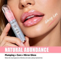 Radiant Glow Chemical Gel Soft-matte Silky-smooth Lip Gloss Melembapkan Kulit Bibir, Tahan Lama, Mudah Diaplikasikan, Ukuran Reguler