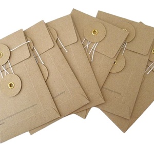 Aangepaste Gerecycled Papier Envelop <span class=keywords><strong>String</strong></span> En Hard Backed Enveloppen Voor <span class=keywords><strong>Document</strong></span> - Product Image 1