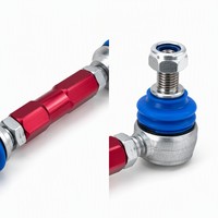 Kit de biellettes de stabilisation réglables pour Tank 300 Great Wall Cannon, 4 pièces avant et arrière, en aluminium rouge, pour SUV 4x4 tout-terrain