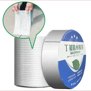 Cinta de papel de aluminio resistente al agua, cinta de sellado de goma de butilo resistente a altas temperaturas