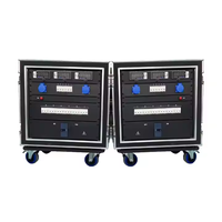 Boîtier de distribution d'énergie portable et étanche ST ST-DX57 personnalisé, triphasé 220V 200A, avec alarme sonore et lumineuse