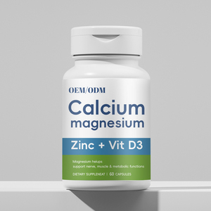 Cápsulas de Vitamina D3 con Calcio, Magnesio y Zinc de Alta Absorción OEM, Suplemento de Colágeno Alto en Proteínas para la Fortaleza Ósea en Adultos, 60 Unidades - Product Image 2