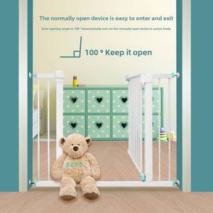 Portão do bebê para Portas e Escadas Auto Fechar Dog/Puppy <span class=keywords><strong>Gate</strong></span>, fácil instalação, pressão montada, sem perfuração - Product Image 4
