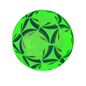 Chất Lượng Cao Kích Thước 5 Màu Xanh Lá Cây PU Da Bóng Đá Bóng Với Ánh Sáng Sáng-up Tính Năng Biểu Tượng Tùy Chỉnh Phát Sáng Trong Bóng Tối Hiệu Quả PVC Chất Liệu - Product Image 1