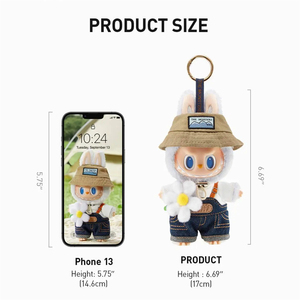 POP MART มอนสเตอร์ตกอยู่ในฤดูใบไม้ผลิป่าเกษตรกรป่าที่บ้านของเล่นตุ๊กตากระเป๋าเป้สะพายหลังจี้น่ารักต้นฉบับตุ๊กตา <span class=keywords><strong>labubu</strong></span> - Product Image 5