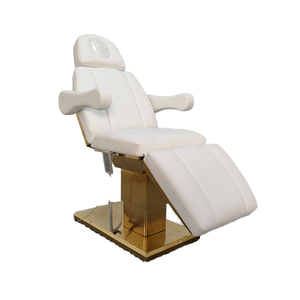 Sillón de Belleza Eléctrico Plegable de Lujo Moderno Personalizado, Muebles de Salón, Altura Ajustable, Camilla de Masaje Facial y de Pestañas - Product Image 1