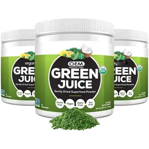 Biologische Groene Poeder Superfood Poeder Veganistische Superfood Poeder Veganistische Greens Sap Blend Groente Superfood Supplement Groene Drank