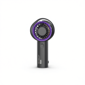 Ventilador de Mano Turbo Recargable de 3000mAh con Motor sin Escobillas, Ventilador Portátil para Viajes y Uso en Exteriores - Product Image 1