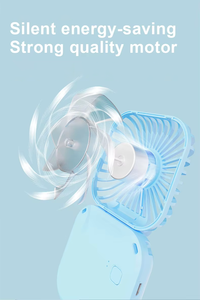 Ventilateur de cou mini portable silencieux rechargeable par USB, personnalisation du logo disponible - Product Image 5
