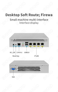 BKHD HOT 9 Zoll Intel Core I7-3610QM 4 Kerne 8 Threads 6*<span class=keywords><strong>2</strong></span>,5G LAN Firewall Appliance Soft Routing Pfsense Mini-PC für Unternehmen - Product Image 6