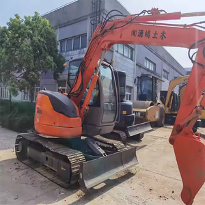 Excavatrice Hitachi ZX75 d'occasion de grande performance, puissance de 7.5 tonnes 42kw avec composants de moteur et d'engrenage, vente de machines de construction en stock - Product Image 4