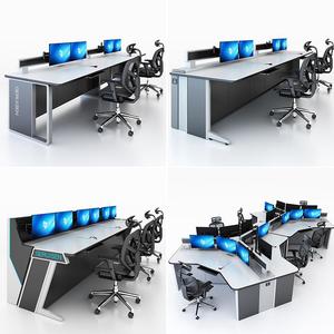 Bàn làm việc văn phòng tùy chỉnh có đèn LED, bàn làm việc văn phòng, bàn nâng điện, bàn làm việc đa năng - Product Image 6