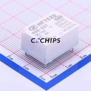 HF7520-005-ZST Power Relay Through hole Component (THT),22x16mm Relay 5V 1 Changeover: 1C (SPDT-Changeover)::: 5 250V-AC - Product Image 1