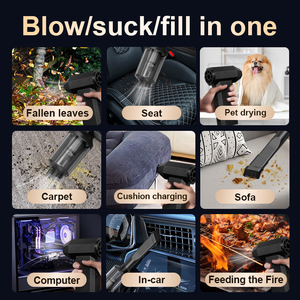 Máy hút bụi cầm tay mini không dây, sạc USB, công suất cao, 2 trong 1, tích hợp máy thổi bụi bằng khí nén cho xe hơi - Product Image 5