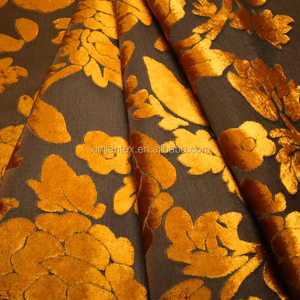 Tissu d'ameublement de luxe en velours jacquard pour canapé et mobilier textile de maison - Product Image 2