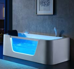 Fabriek Directe Levering Prijs Douche Bad Met Led Licht Hydrotherapie Badkuip Acryl Materiaal Volwassen Gebruik - Product Image 3