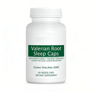 Capsules de racine de valériane pour le sommeil, compléments alimentaires, emballage personnalisé accepté, vente chaude - Product Image 1