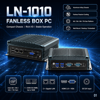 Computadora Industrial Integrada con Doble LAN, 2 COM, USB, HD, VGA, Compatible con Windows y Linux para Control de Máquinas